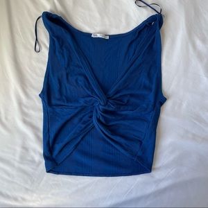 Zara Cobalt Blue Crop top